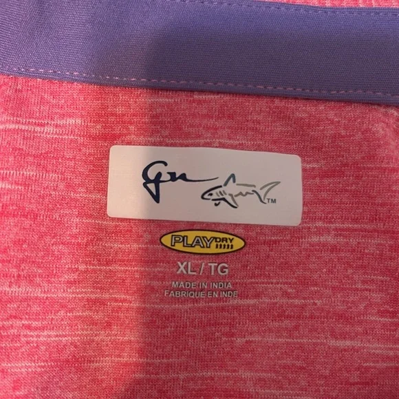 Greg Norman Pink Polo Shirt - Picture 5 of 5